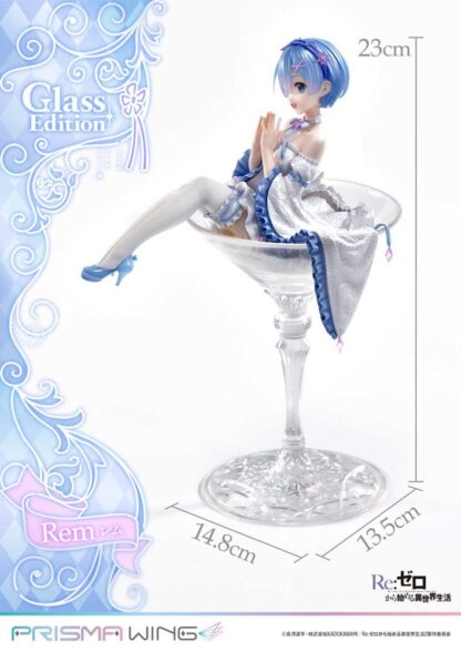 Re:Zero - Starting Life in Another World Prisma Wing PVC Statue 1/7 Rem Glass Edition 23 cm – Bild 3