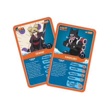 Naruto Shippuden Collectibles Kartenspiel Top Trumps Quiz Anime Collectible *Deutsche Version* – Bild 3