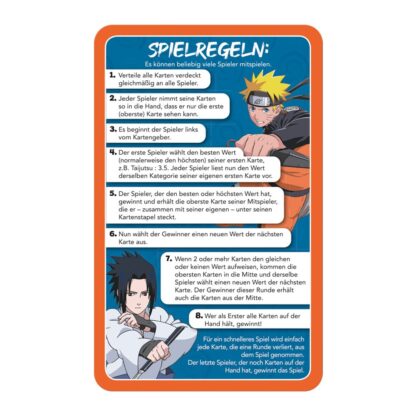 Naruto Shippuden Collectibles Kartenspiel Top Trumps Quiz Anime Collectible *Deutsche Version* – Bild 8