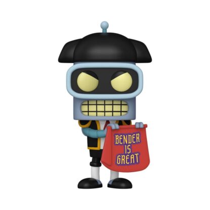 Futurama Pop! Animation Vinyl Figur Bender (Matador) 9 cm