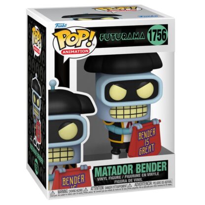 Futurama Pop! Animation Vinyl Figur Bender (Matador) 9 cm – Bild 2