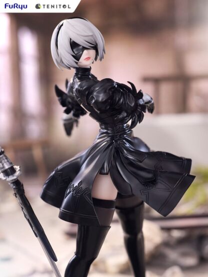 NieR:Automata Tenitol PVC Statue 2B Ver1.1a 22 cm – Bild 2