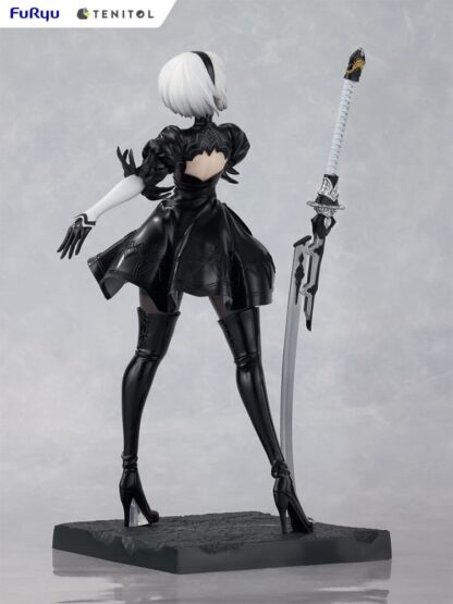 NieR:Automata Tenitol PVC Statue 2B Ver1.1a 22 cm – Bild 4