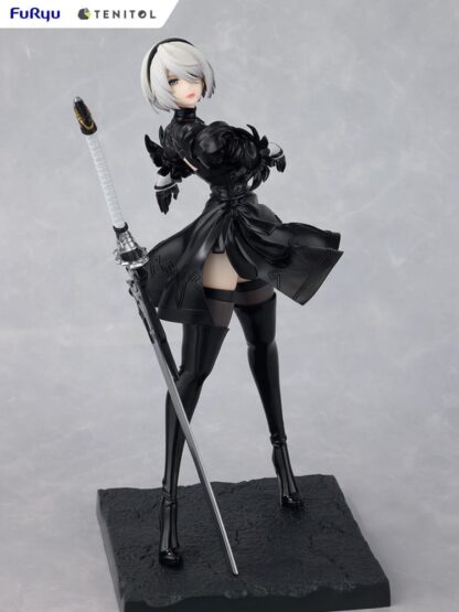 NieR:Automata Tenitol PVC Statue 2B Ver1.1a 22 cm – Bild 5