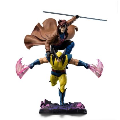 Marvel Deluxe Art Scale Statue 1/10 X-Men´97 Gambit & Wolverine 29 cm – Bild 12