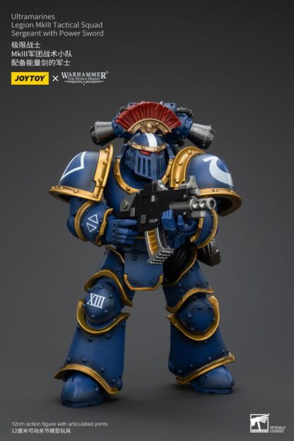 Warhammer The Horus Heresy Actionfigur 1/18 Ultramarines Legion MKIII Tactical Squad Sergeant with Power Sword 20 cm – Bild 8