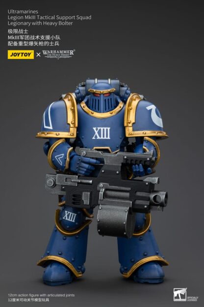 Warhammer The Horus Heresy Actionfigur 1/18 Ultramarines Legion MKIII Tactical Support Squad Legionary with Heavy Bolter 12 cm – Bild 2