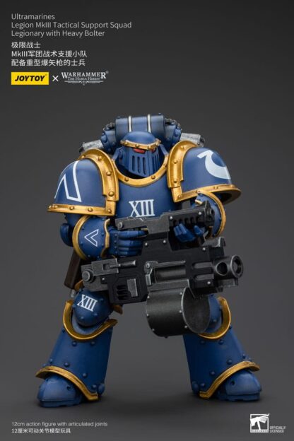 Warhammer The Horus Heresy Actionfigur 1/18 Ultramarines Legion MKIII Tactical Support Squad Legionary with Heavy Bolter 12 cm – Bild 5