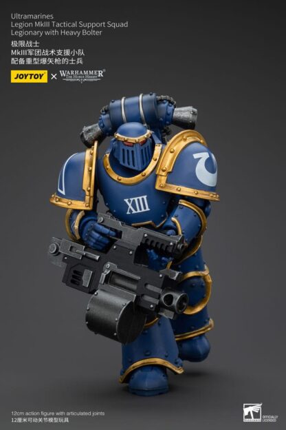 Warhammer The Horus Heresy Actionfigur 1/18 Ultramarines Legion MKIII Tactical Support Squad Legionary with Heavy Bolter 12 cm – Bild 7