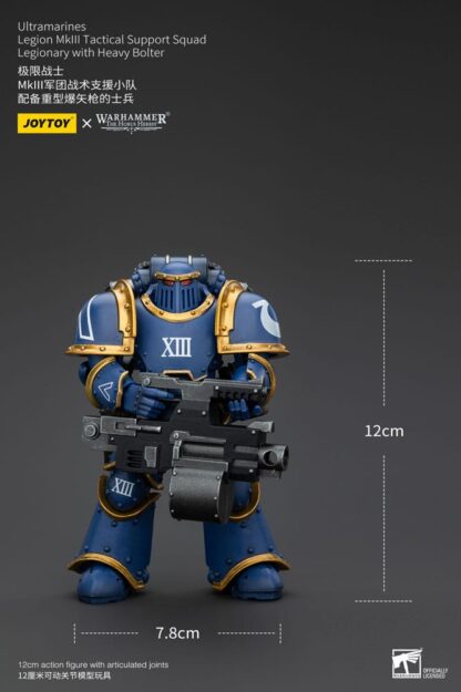 Warhammer The Horus Heresy Actionfigur 1/18 Ultramarines Legion MKIII Tactical Support Squad Legionary with Heavy Bolter 12 cm – Bild 16