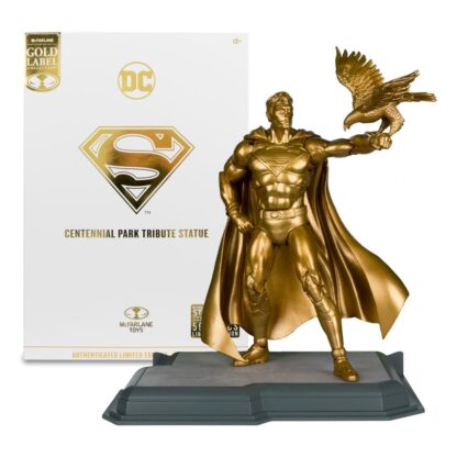 DC Multiverse Actionfigur Superman (Centennial Park Tribute Statue) Gold Label 18 cm – Bild 4