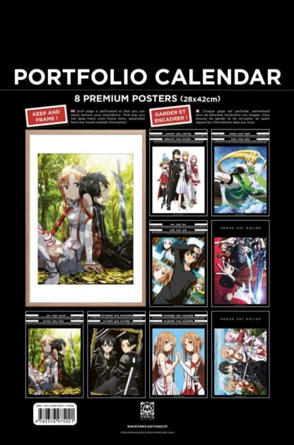 Sword Art Online Portfolio Kalender 2025 *Englische Version* – Bild 2