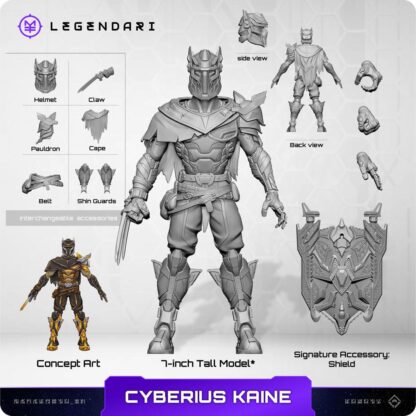 Legendari Actionfigur 1/10 Cyberius Kaine 18 cm – Bild 4