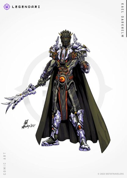 Legendari Actionfigur 1/10 Kael Darkhelm 18 cm – Bild 5