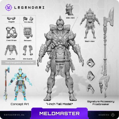 Legendari Actionfigur 1/10 Meld Master 18 cm – Bild 4