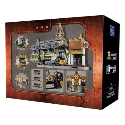 Original-Steampunk Series Bauset Steampunk Railway Station 36 cm – Bild 3