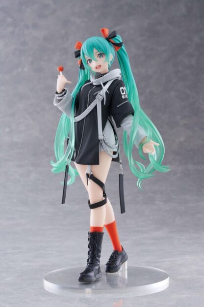 Hatsune Miku Wonderland PVC Statue Fashion Punk Ver. 18 cm – Bild 2