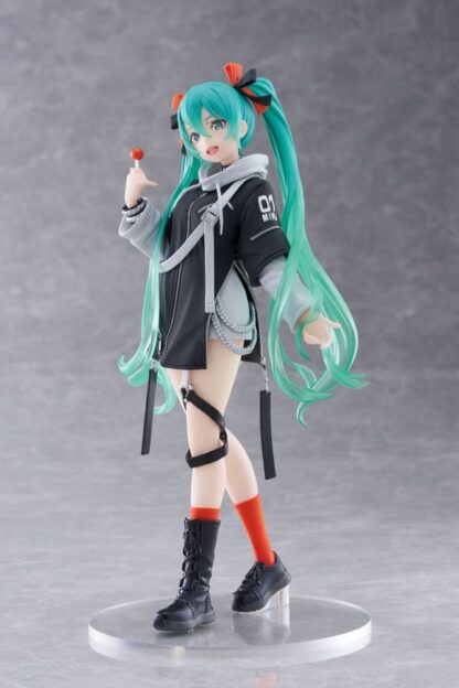 Hatsune Miku Wonderland PVC Statue Fashion Punk Ver. 18 cm – Bild 3