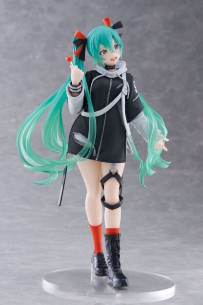 Hatsune Miku Wonderland PVC Statue Fashion Punk Ver. 18 cm – Bild 5