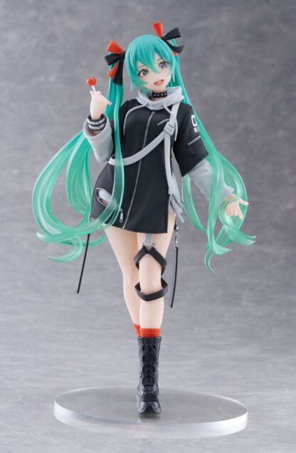 Hatsune Miku Wonderland PVC Statue Fashion Punk Ver. 18 cm – Bild 6