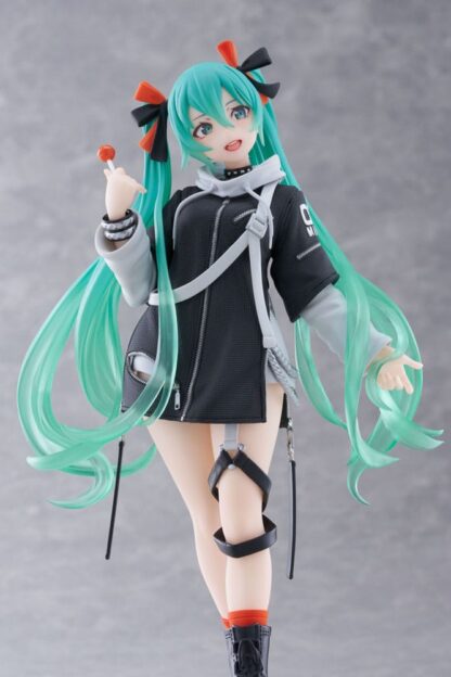 Hatsune Miku Wonderland PVC Statue Fashion Punk Ver. 18 cm – Bild 9