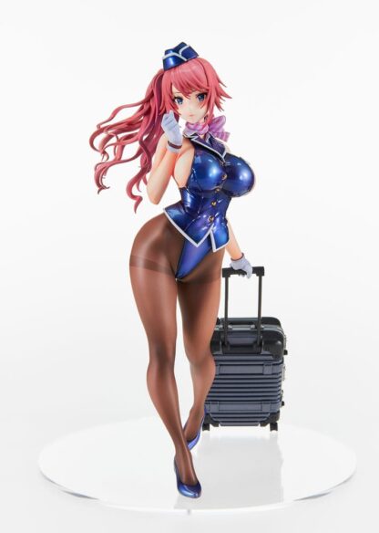 Original Character PVC Statue Tight na Oshigoto Work 3: Cabin Attendant Aya Saionji 25 cm – Bild 2