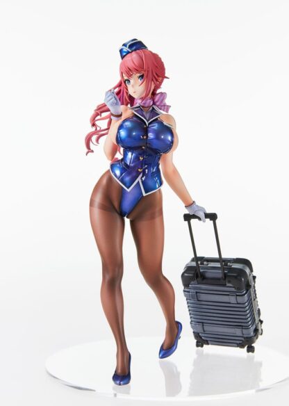 Original Character PVC Statue Tight na Oshigoto Work 3: Cabin Attendant Aya Saionji 25 cm – Bild 3