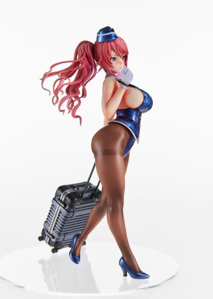 Original Character PVC Statue Tight na Oshigoto Work 3: Cabin Attendant Aya Saionji 25 cm – Bild 4