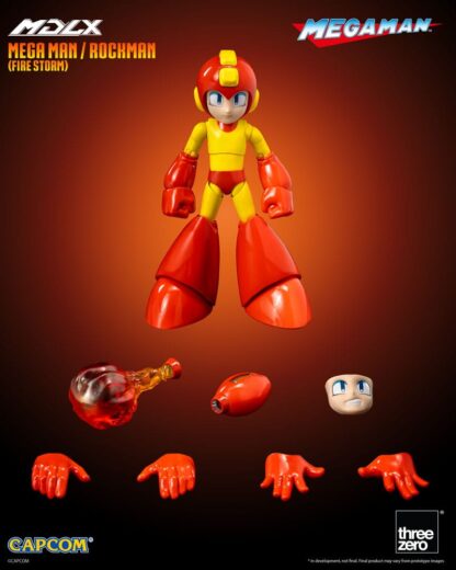 Mega Man MDLX Actionfigur Mega Man / Rockman (Fire Storm) 10 cm – Bild 2