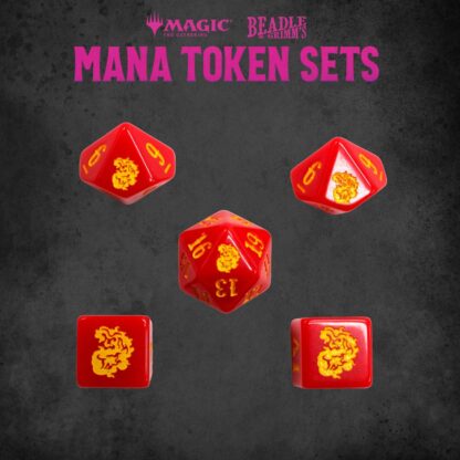 Magic the Gathering Dice and Token Pack Red Mana – Bild 4