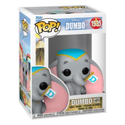 Dumbo POP! Disney Vinyl Figur Dumbo w/flag 9 cm – Bild 2