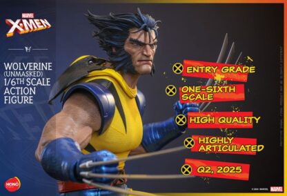 Marvel X-Men Actionfigur 1/6 Wolverine (Unmasked) 28 cm – Bild 20