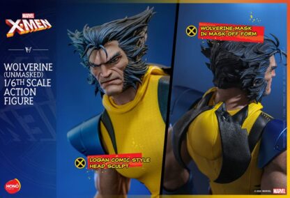 Marvel X-Men Actionfigur 1/6 Wolverine (Unmasked) 28 cm – Bild 22