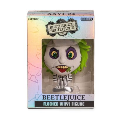 Beetlejuice Beetlejuice Bhunny Flocked Vinyl Figur Beetlejuice Striped Suit 10 cm – Bild 9