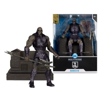 Zack Snyder's Justice League DC Multiverse Mega Actionfigur Darkseid with Throne (Gold Label) 24 cm – Bild 4