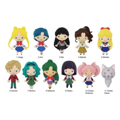 Sailor Moon 3D PVC-Taschenanhänger Series 3 Display (24)