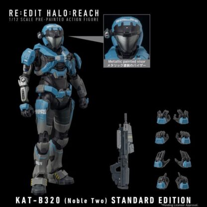 Halo: Reach Actionfigur 1/12 Kat-B320 (Noble Four) 18 cm – Bild 9