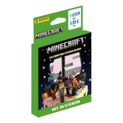 Minecraft Sticker Collection Eco-Blister 15th Anniversary Celebration *Deutsche Version*