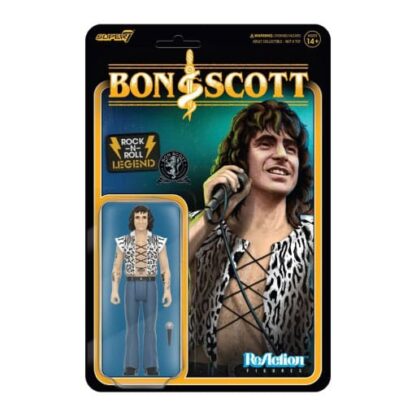 Bon Scott ReAction Actionfigur Wave 02 Bon Scott (Leopard Print) 10 cm