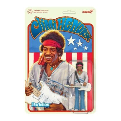 Jimi Hendrix ReAction Actionfigur Jimi Hendrix (Festival) 10 cm