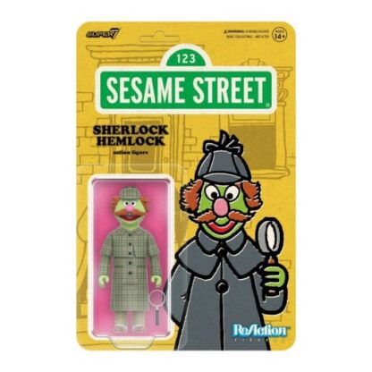 Sesamstraße ReAction Actionfigur Wave 03 Sherlock Hemlock 10 cm