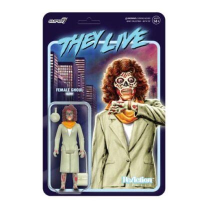 Sie leben ReAction Actionfigur Wave 02 Female Ghoul (Glow) 10 cm