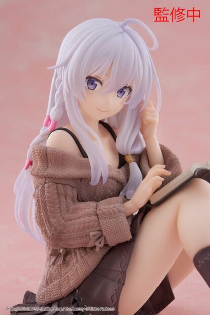 Wandering Witch: The Journey of Elaina PVC Statue Desktop Cute Figure Elaina Casual Clothes Ver. 13 cm – Bild 4