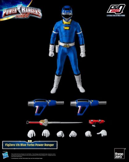 Power Rangers Turbo FigZero Actionfigur 1/6 Blue Turbo Power Ranger 30 cm – Bild 2