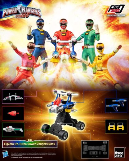 Power Rangers Turbo FigZero Actionfiguren 1/6 5er-Pack Turbo Power Rangers 30 cm – Bild 6