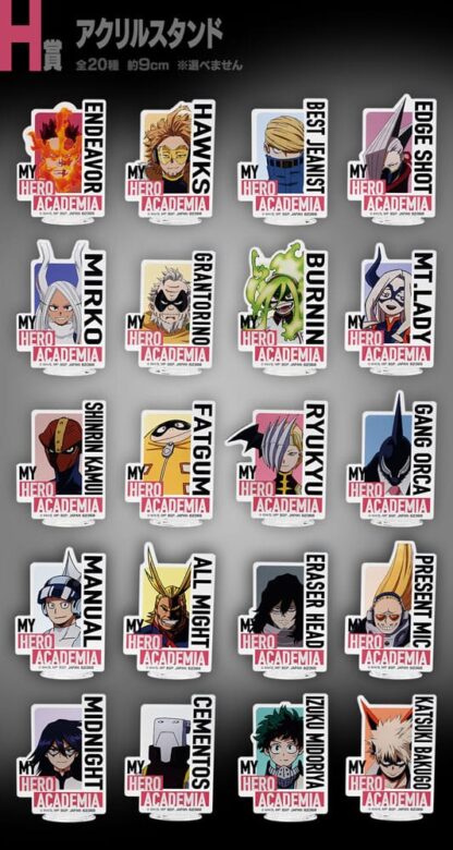 My Hero Academia Ichiban Kuji Gewinnspiel-Set The Top 5! (81 Teile) – Bild 8