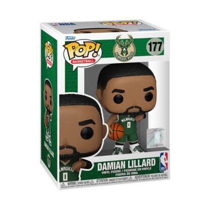 NBA Legends POP! Sports Vinyl Figur Bucks- Damian Lillard 9 cm - Beschädigte Verpackung – Bild 2