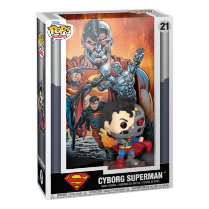 DC Comics POP! Comic Cover Vinyl Figur Cyborg Superman 9 cm – Bild 2