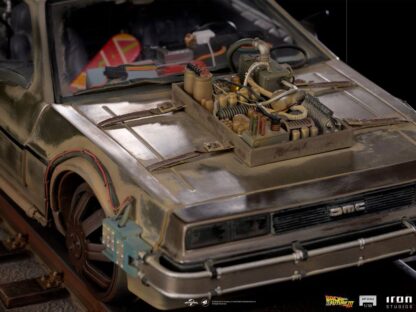 Zurück in die Zukunft III Art Scale Statue 1/10 DeLorean 57 cm - Beschädigte Verpackung – Bild 11