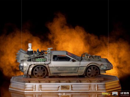 Zurück in die Zukunft III Art Scale Statue 1/10 DeLorean 57 cm - Beschädigte Verpackung – Bild 12